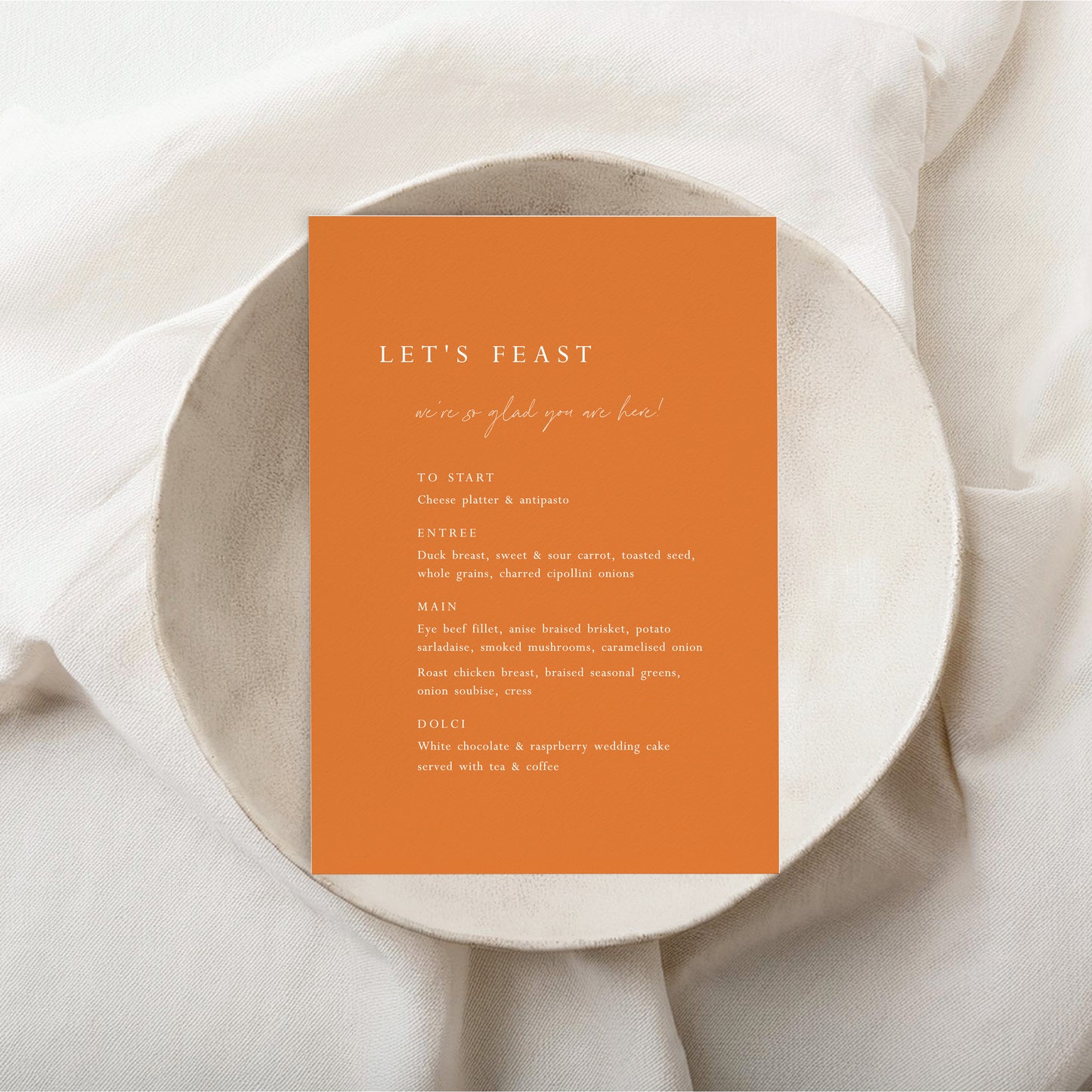 All You Need Is Love - Menu