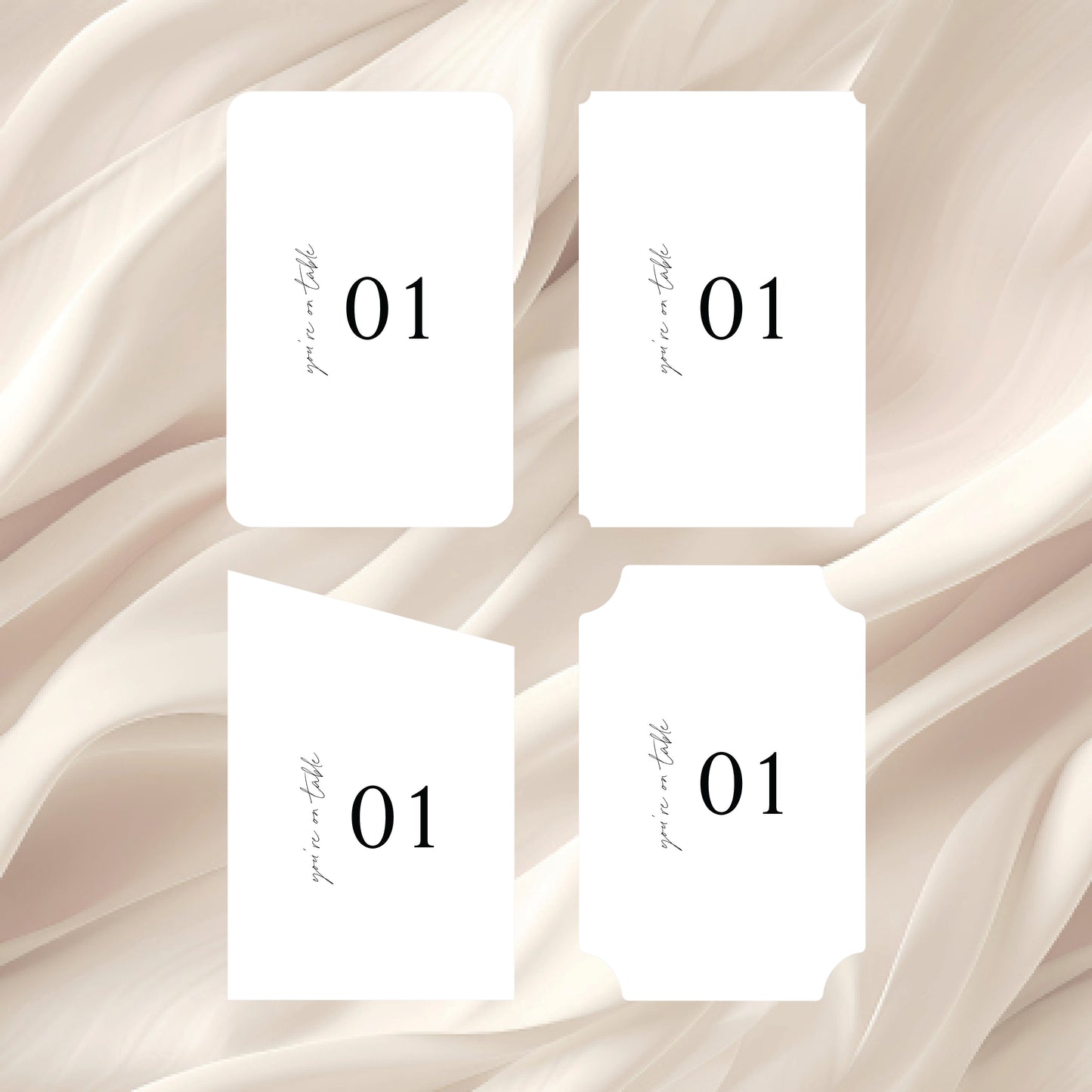 All You Need Is Love - Table Numbers