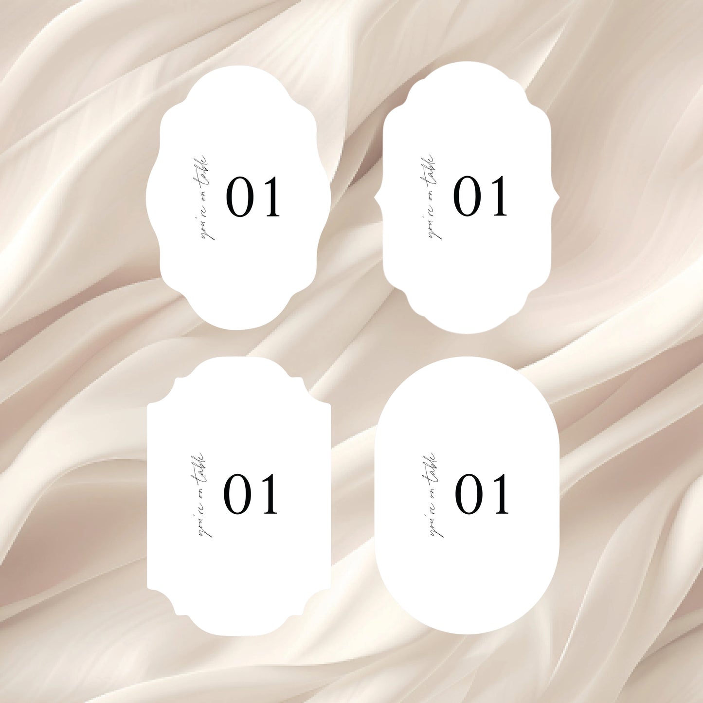 All You Need Is Love - Table Numbers