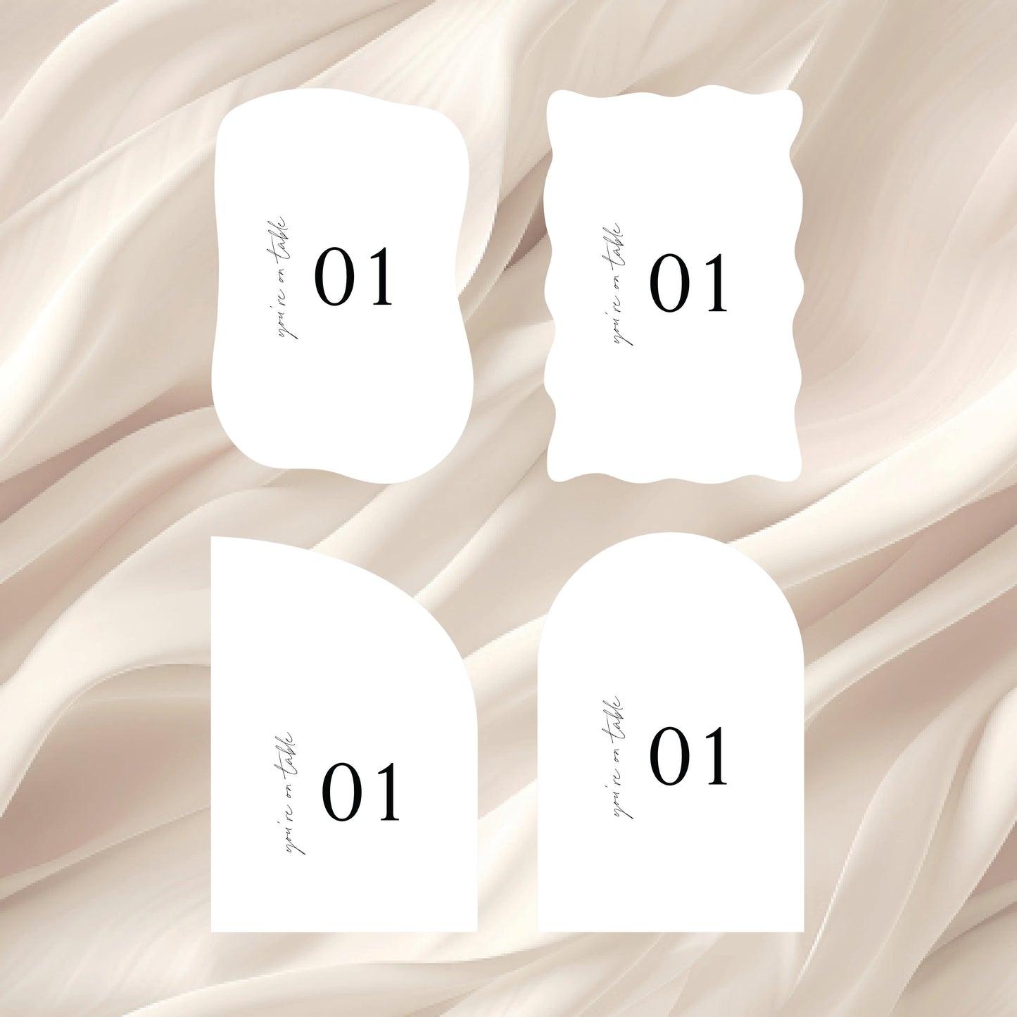 All You Need Is Love - Table Numbers