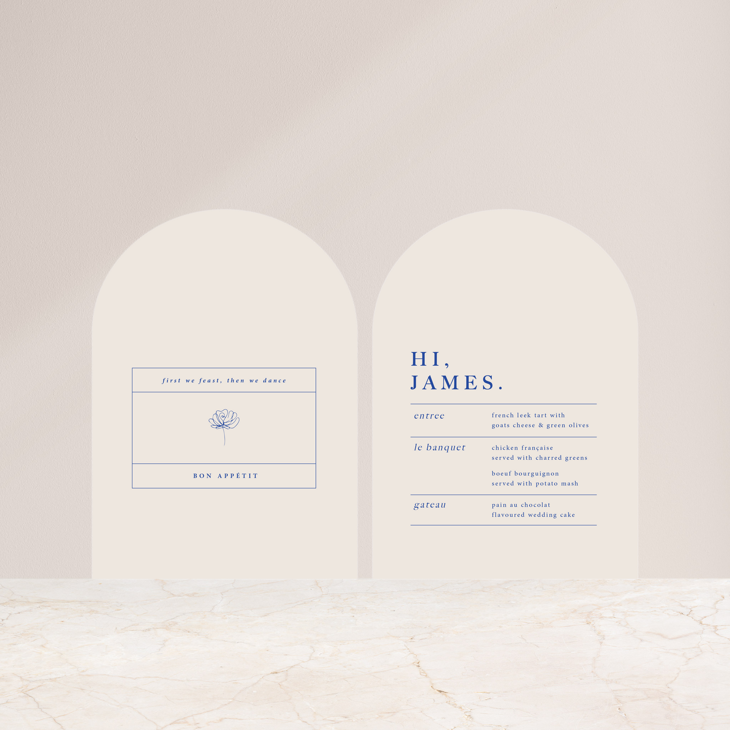 In Bloom - Double-Sided Menu