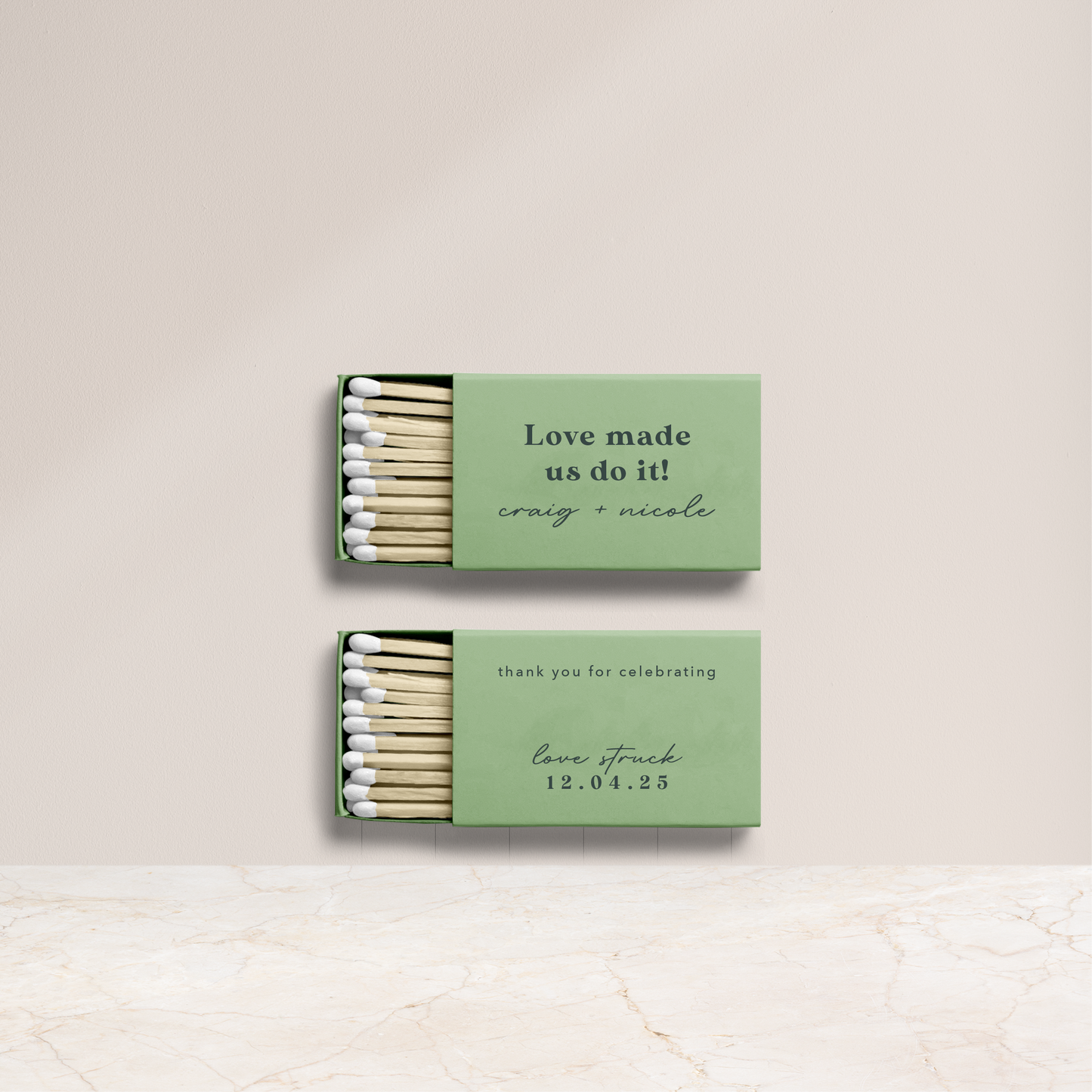 Retro Romance - Matchboxes