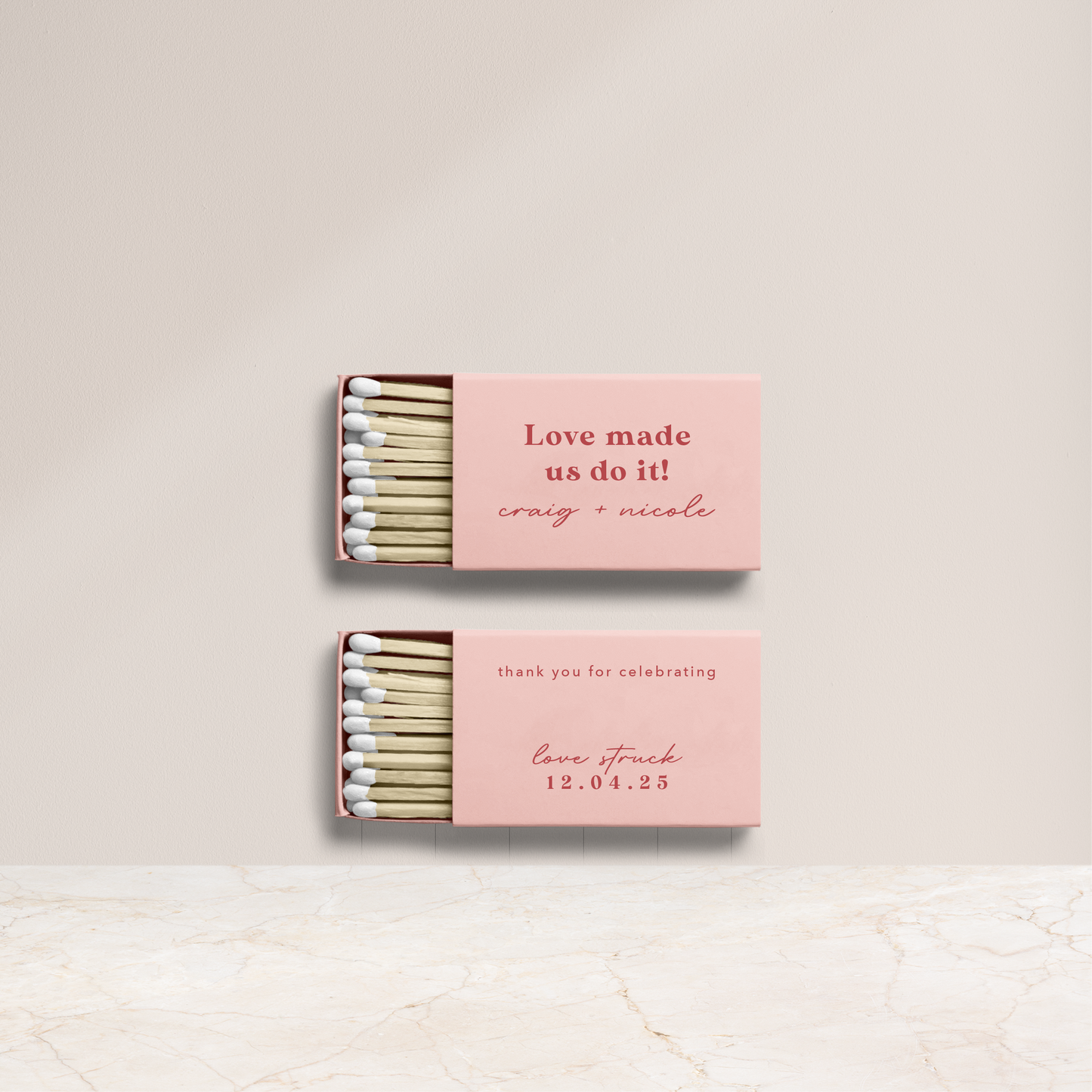 Retro Romance - Matchboxes