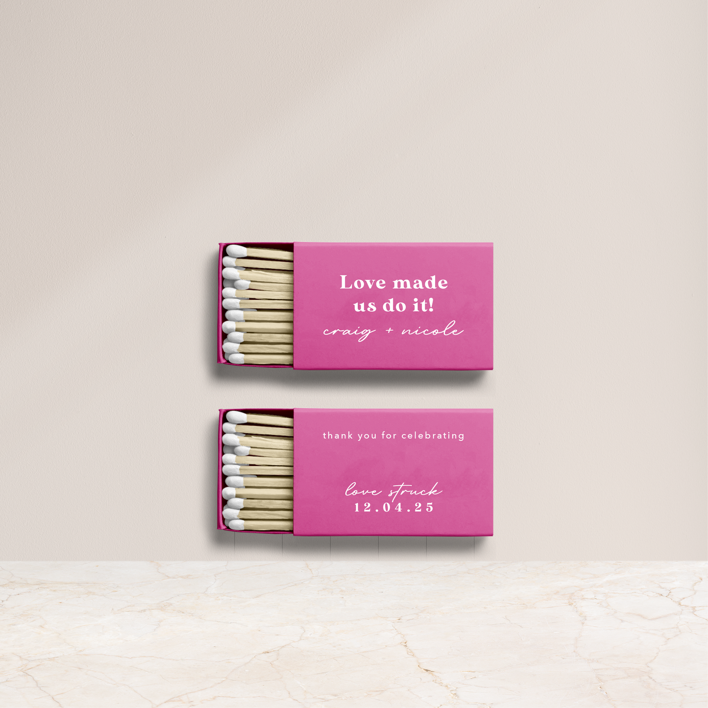 Retro Romance - Matchboxes
