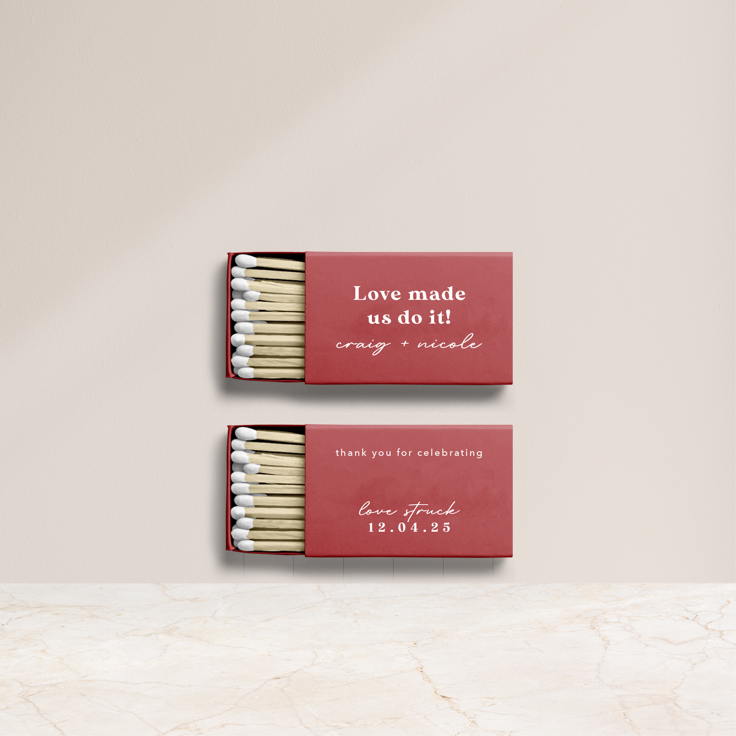 Retro Romance - Matchboxes