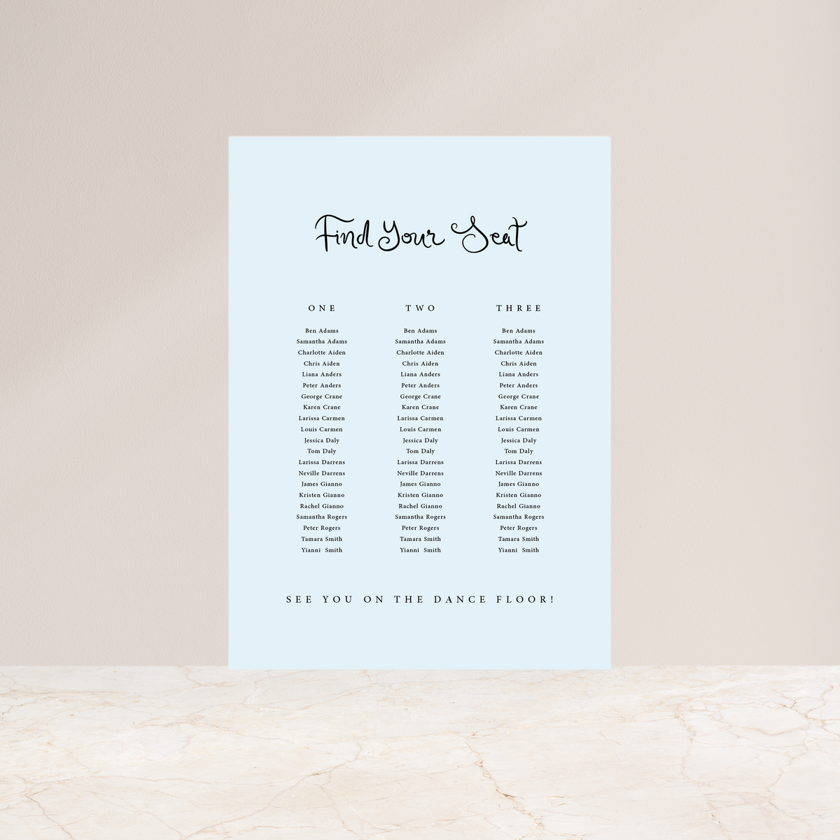 Soul Ties Seating Chart Class Ink Designs
