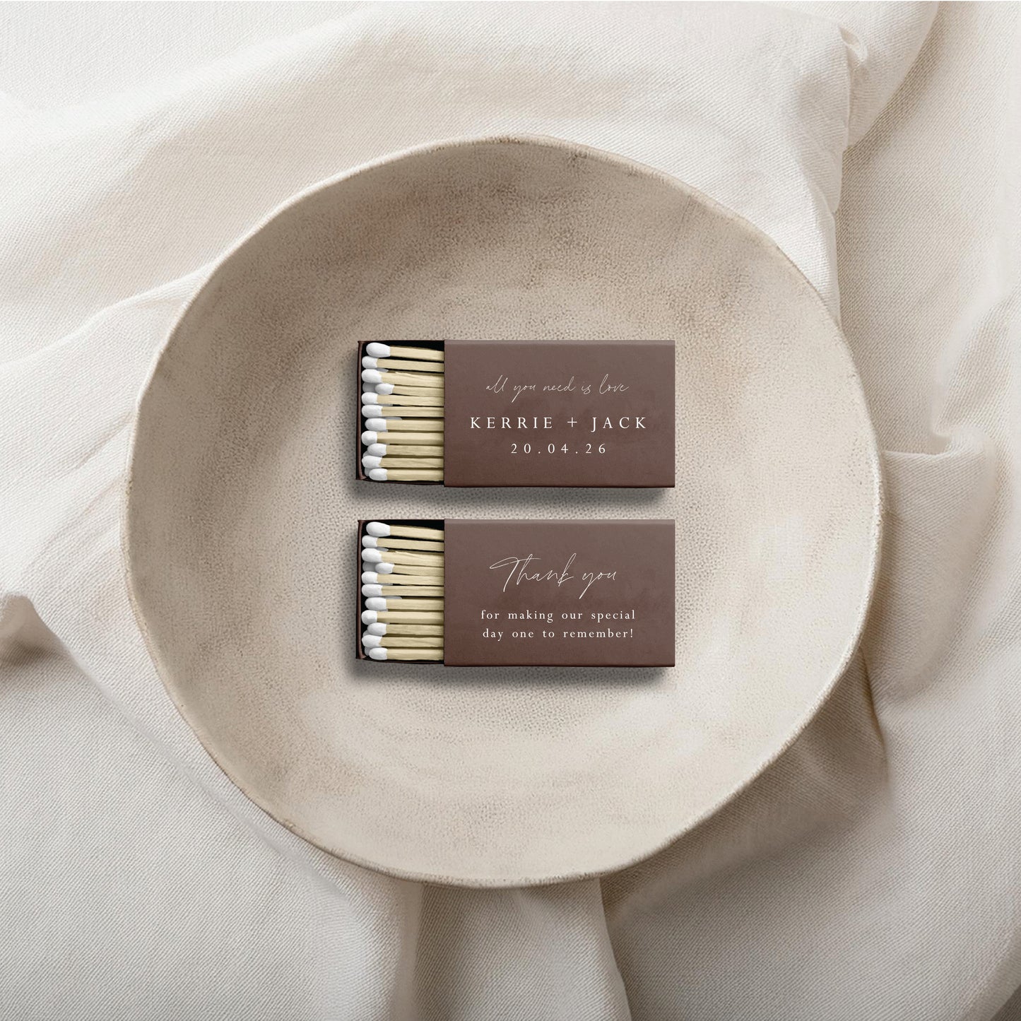 
                  
                    All You Need Is Love - Matchboxes
                  
                