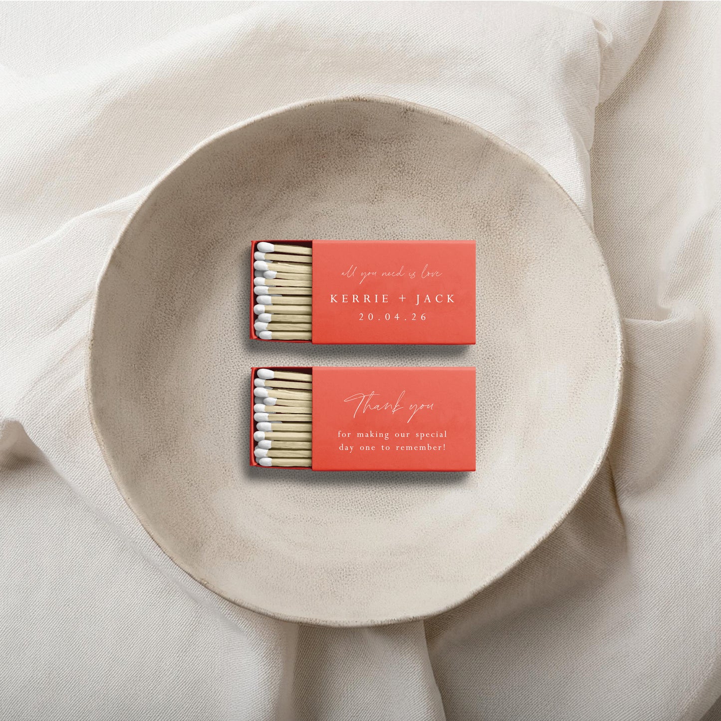 
                  
                    All You Need Is Love - Matchboxes
                  
                