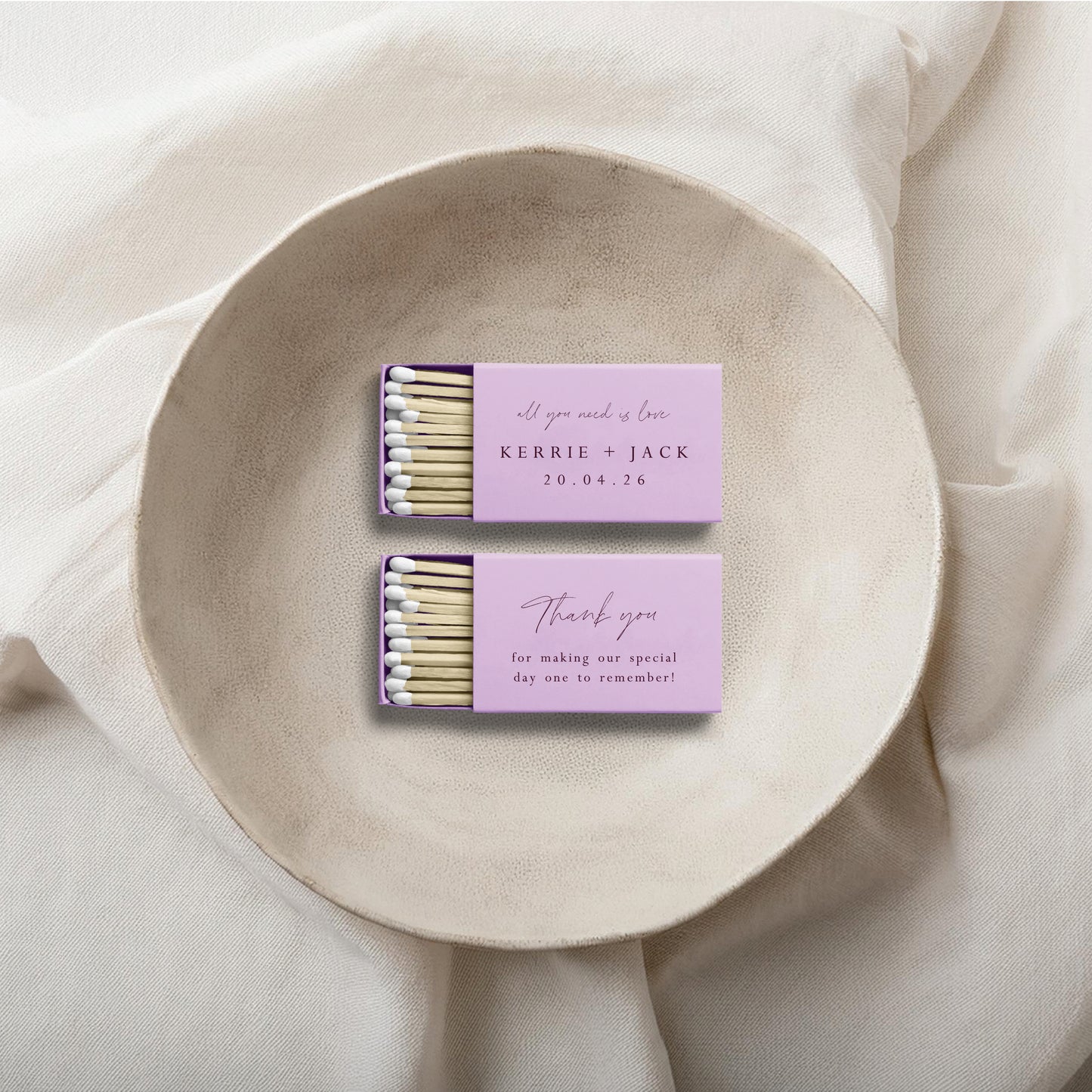 
                  
                    All You Need Is Love - Matchboxes
                  
                