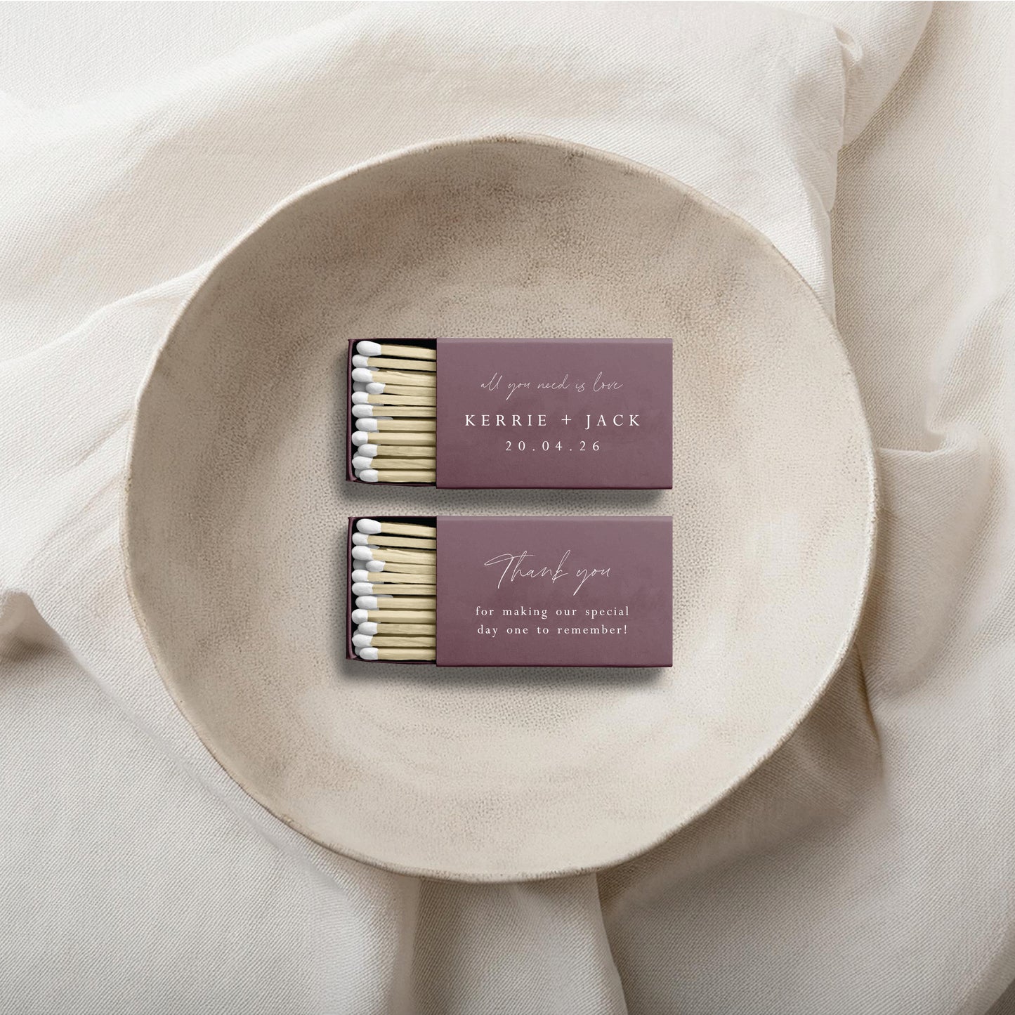 
                  
                    All You Need Is Love - Matchboxes
                  
                