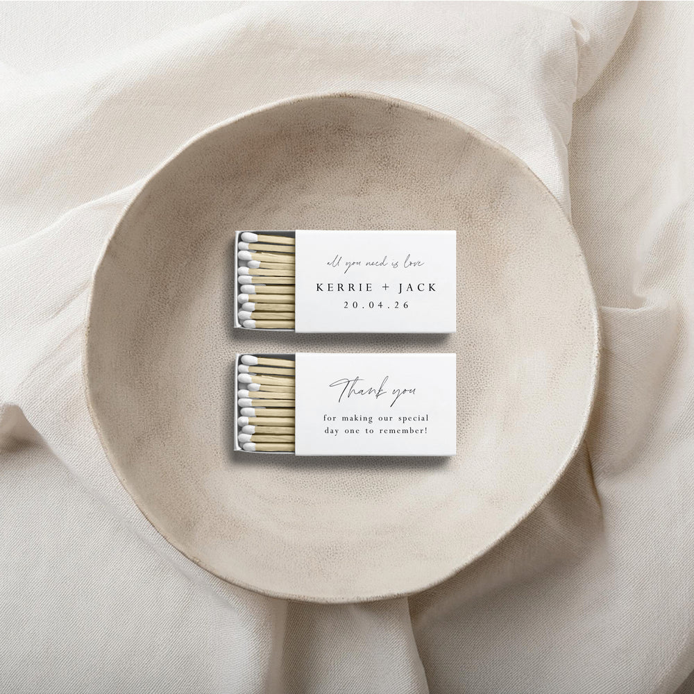 All You Need Is Love - Matchboxes
