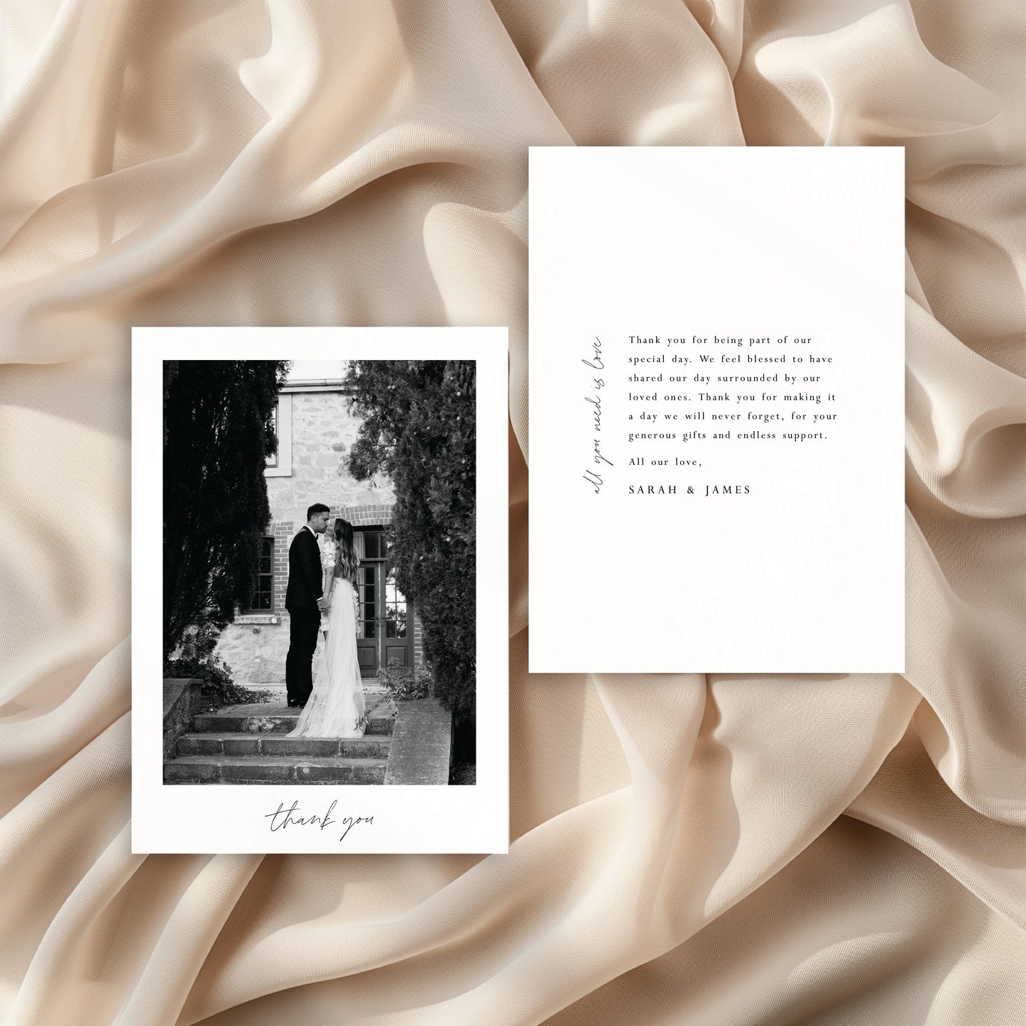 
                  
                    All You Need Is Love - Thank You Card
                  
                