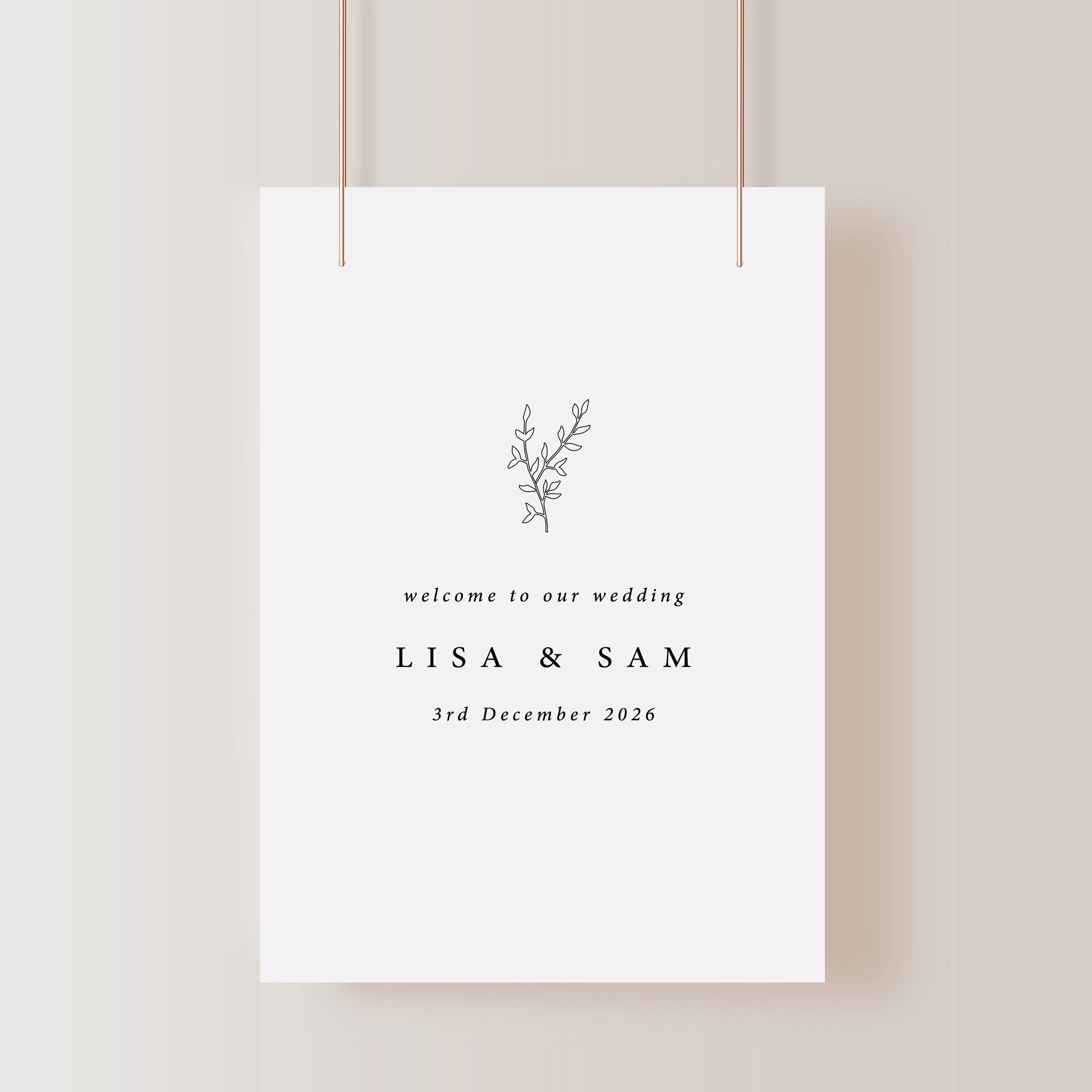 Welcome Sign – Class Ink Designs