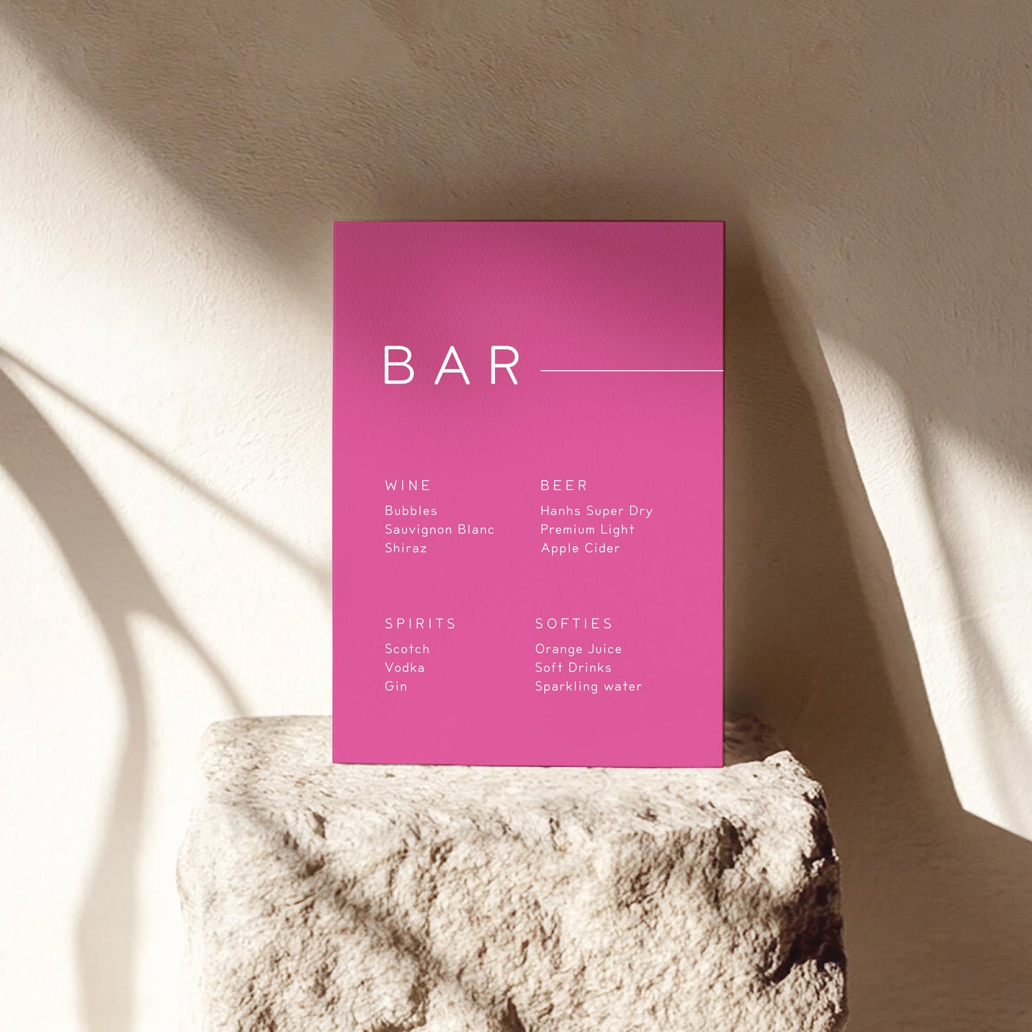 
                  
                    Between The Lines - Bar Sign
                  
                