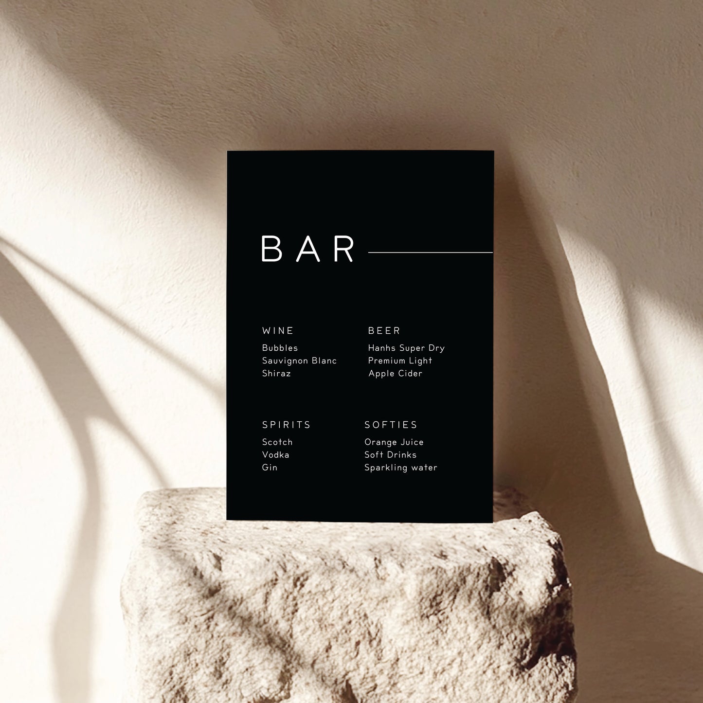 
                  
                    Between The Lines - Bar Sign
                  
                