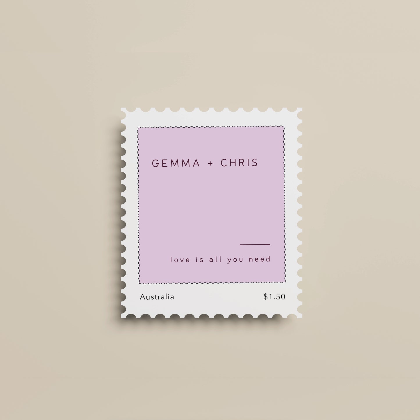 
                  
                    Between The Lines - Stamp Design
                  
                