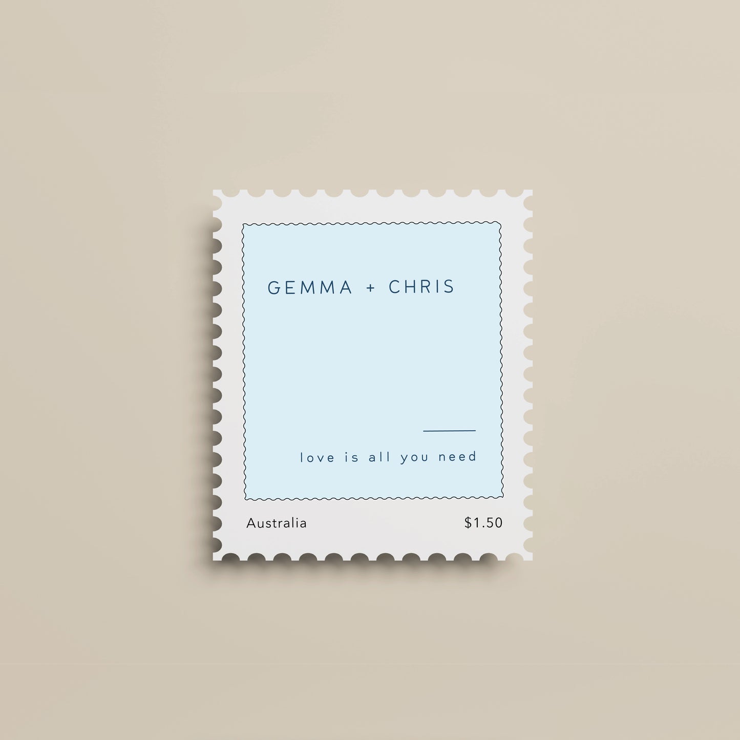 
                  
                    Between The Lines - Stamp Design
                  
                