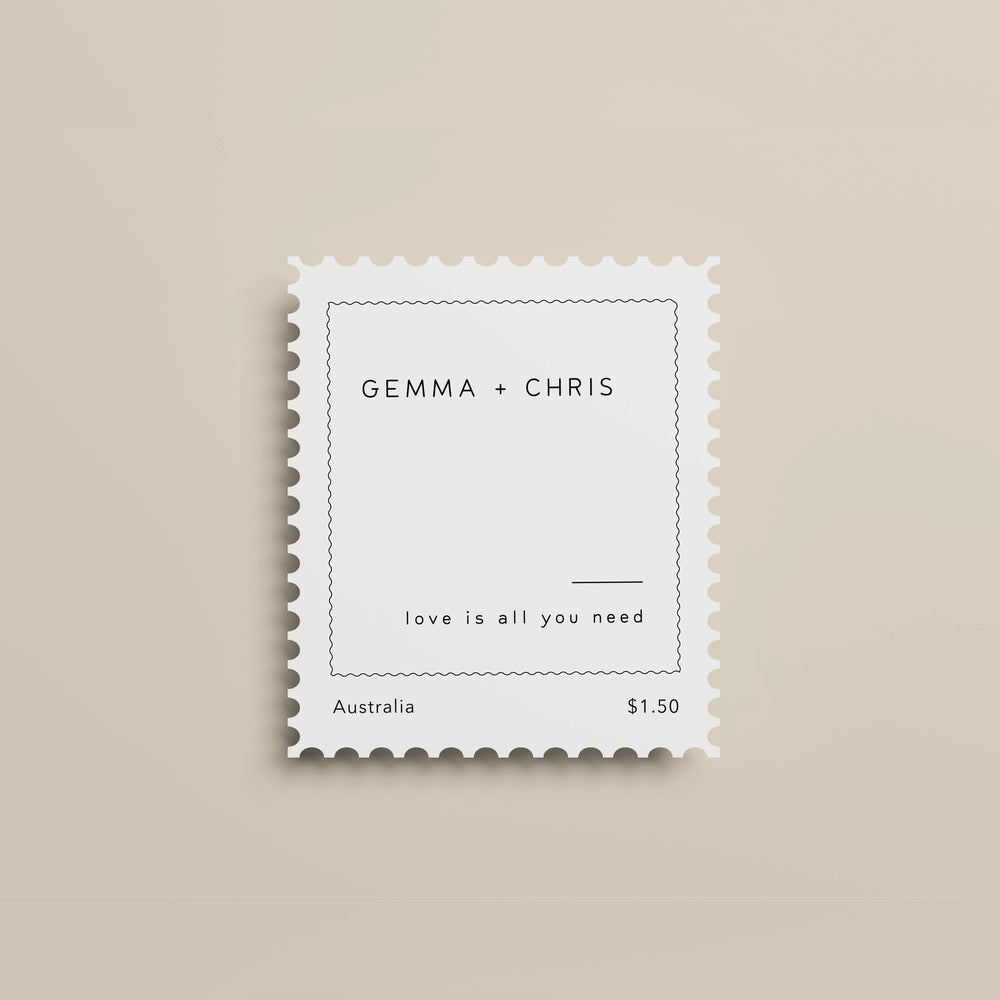 Between The Lines - Stamp Design