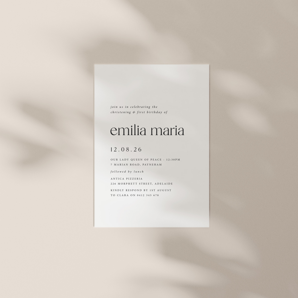 Blessings - Invitation