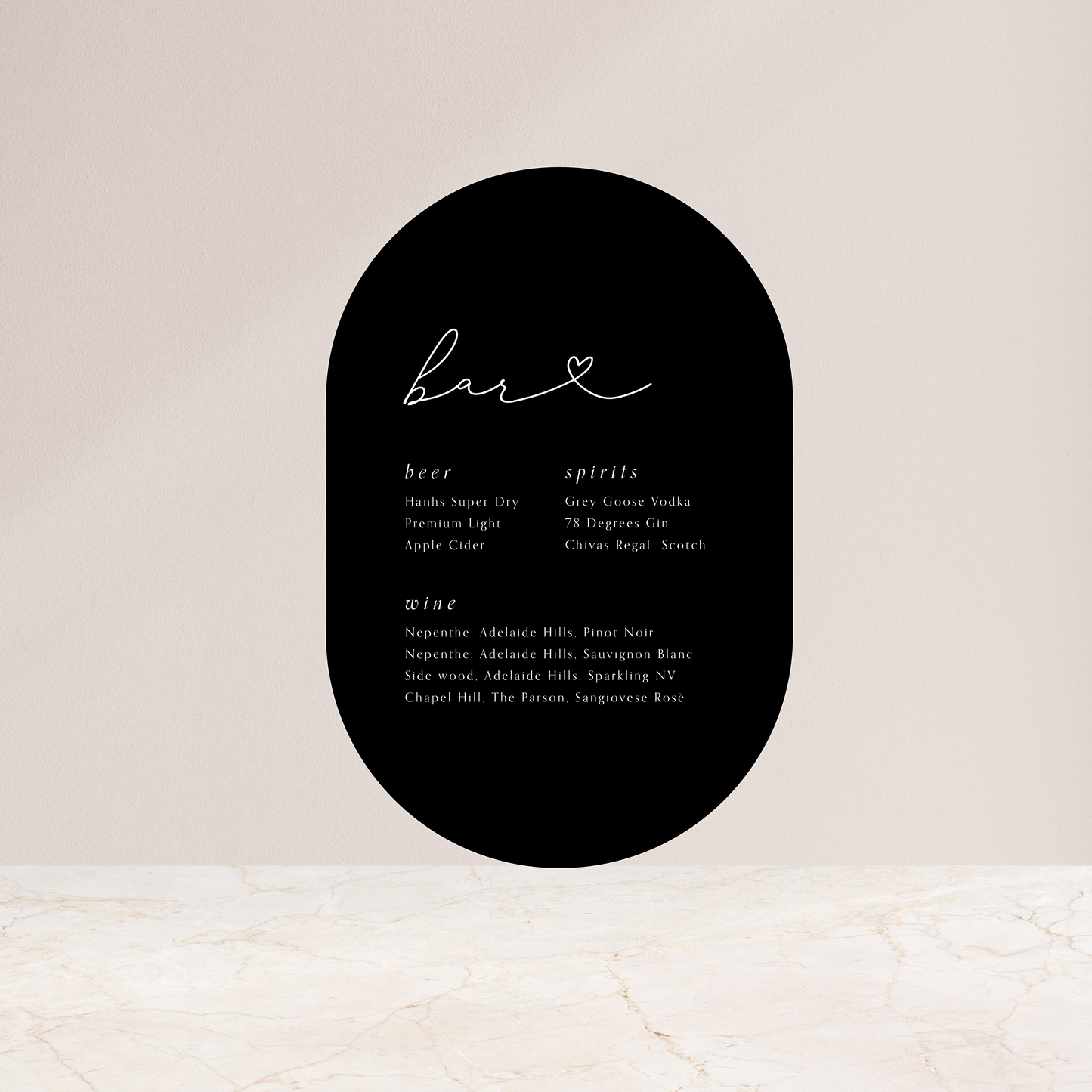 Cashmere Rack Sign Cashmere - Bar Sign – Class Ink Designs