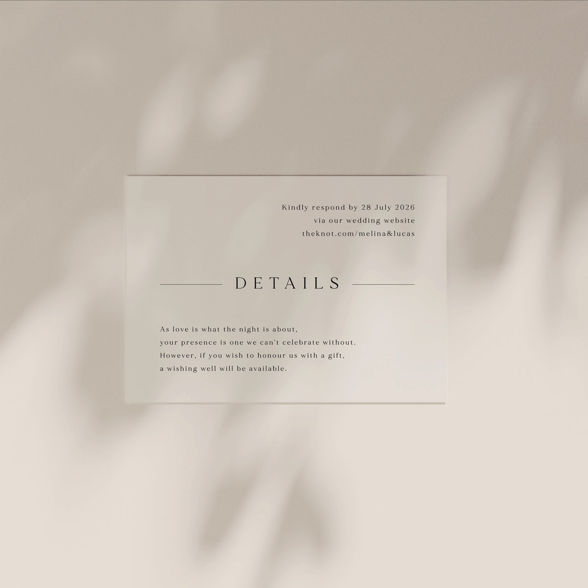 Classico - Details Card – Class Ink Designs