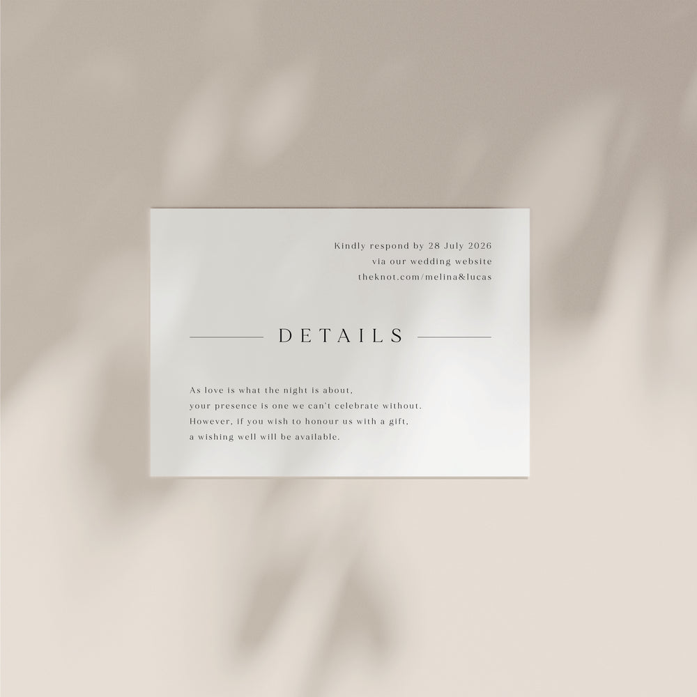 Classico - Details Card