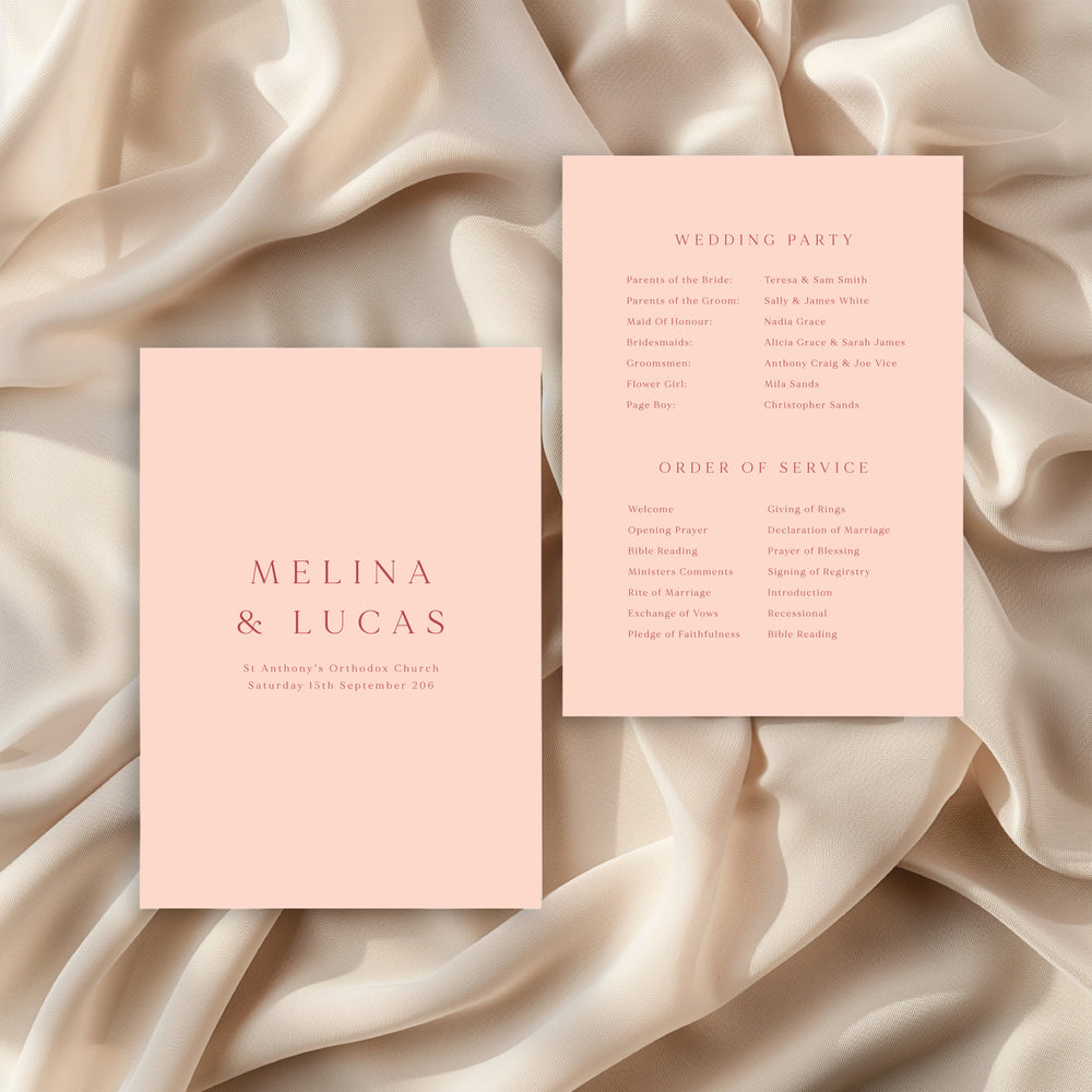 
                  
                    Classico - Order Of Service
                  
                