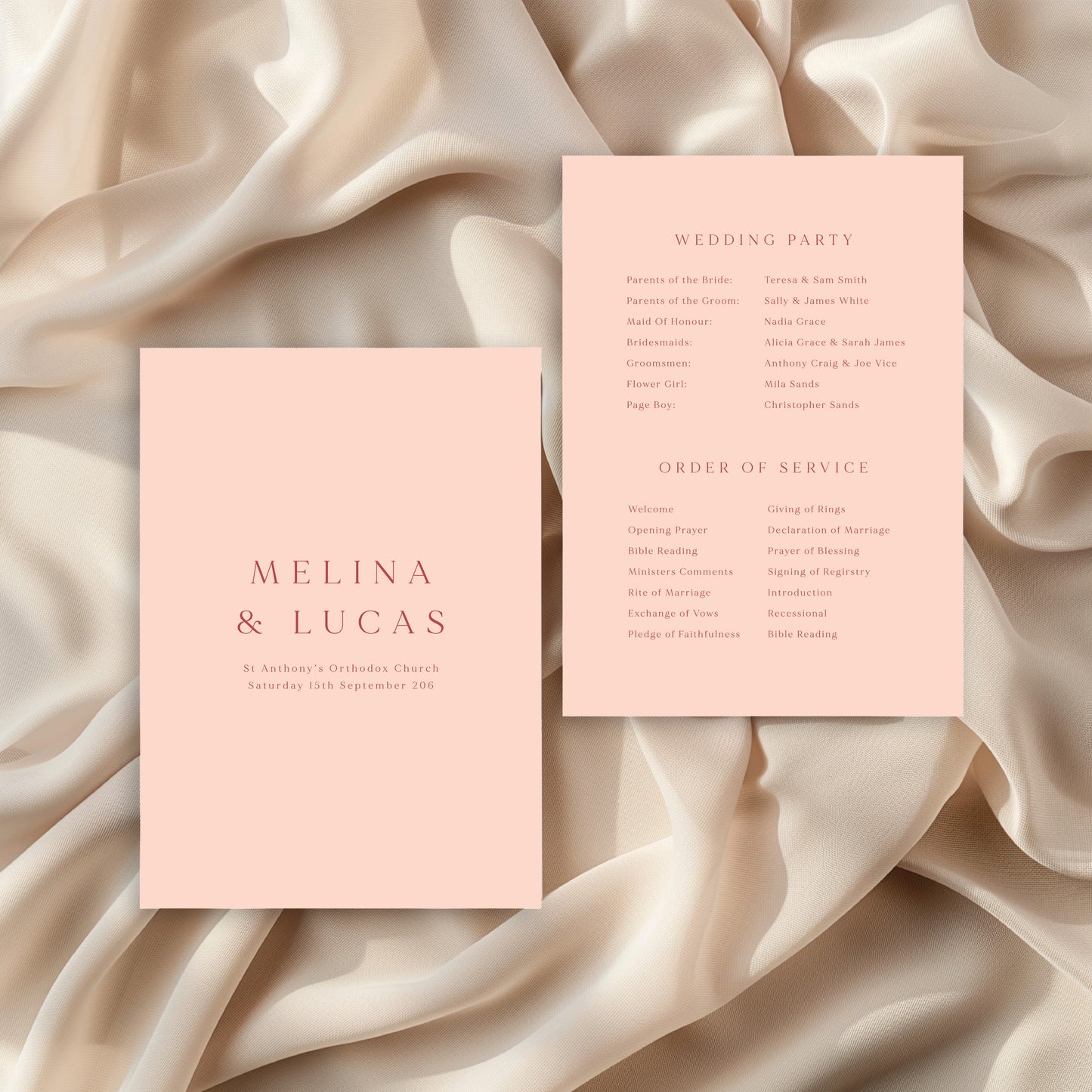 
                  
                    Classico - Order Of Service
                  
                