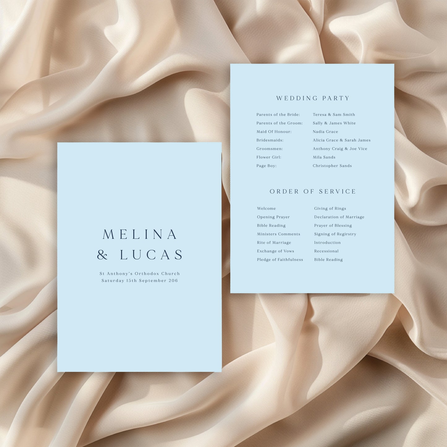 
                  
                    Classico - Order Of Service
                  
                