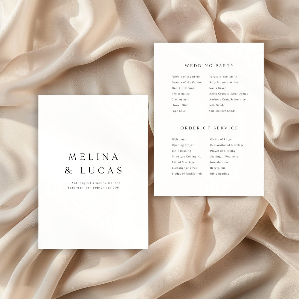 Classico - Order Of Service