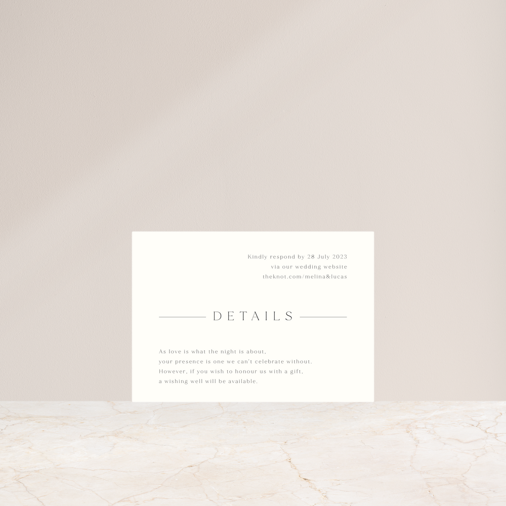 Classico - Details Card