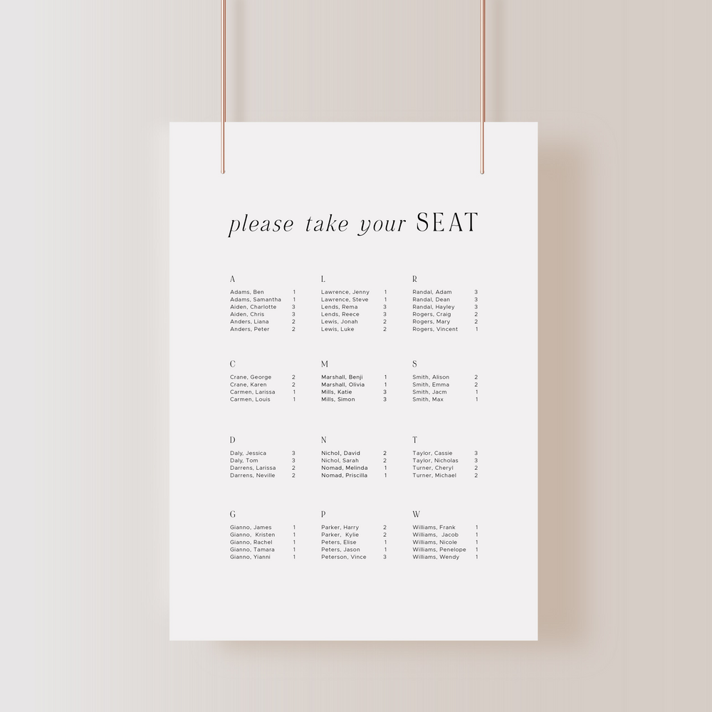 
                  
                    Date Night - Seating Chart
                  
                