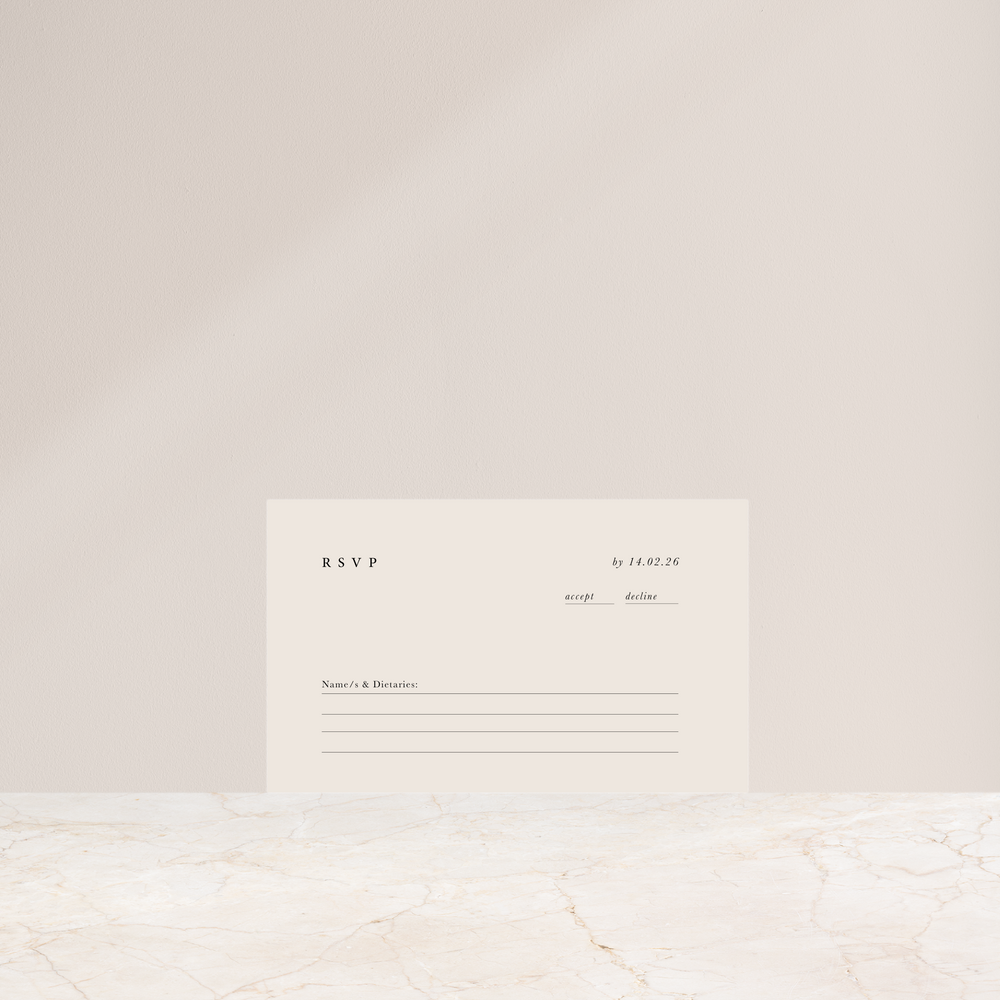 
                  
                    Evermine - Rsvp Card
                  
                