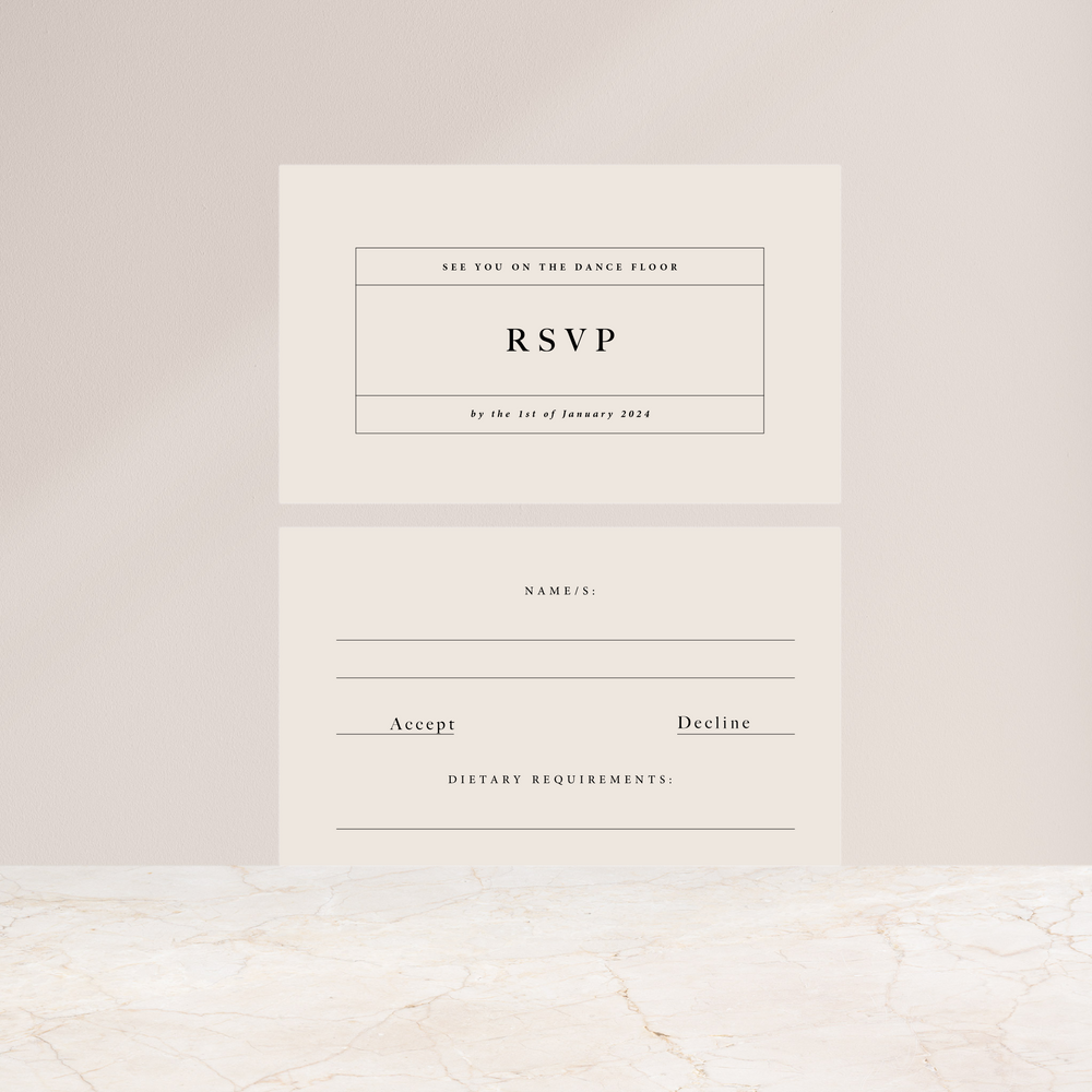 
                  
                    In Bloom - Rsvp Card
                  
                