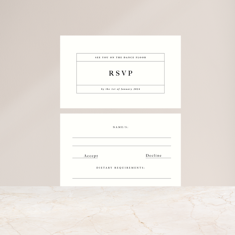 In Bloom - Rsvp Card