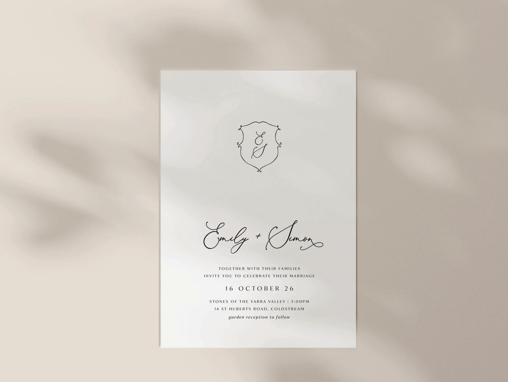 Treasure Crest - Invitation