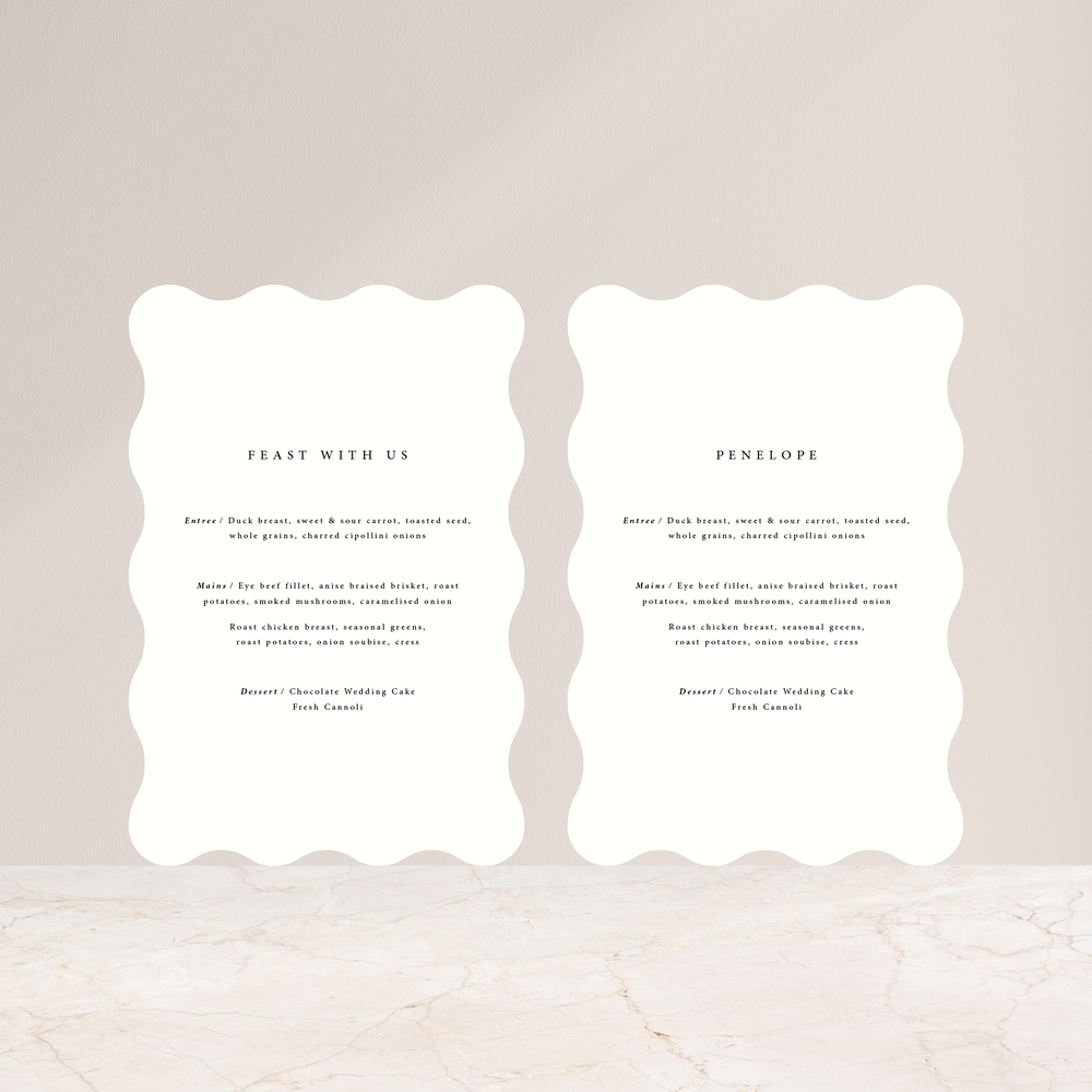 Love Letters - Menu