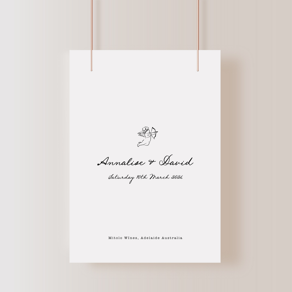 Maison D'amour - Welcome Sign