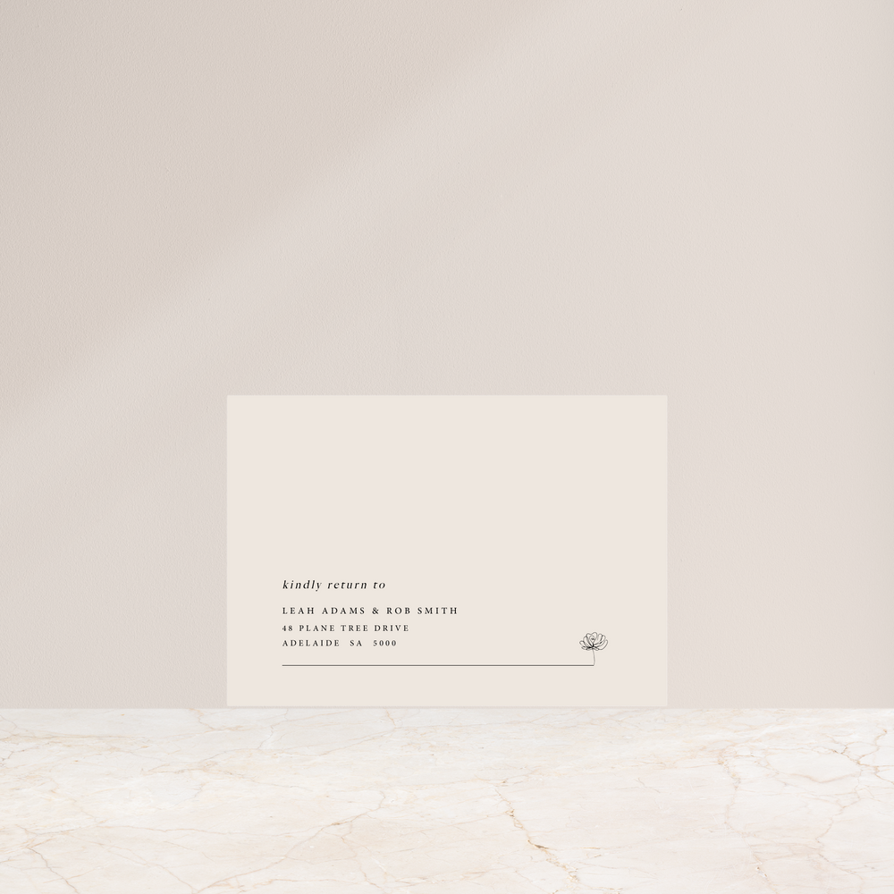 
                  
                    In Bloom - RSVP Envelope Printing + Envelopes
                  
                