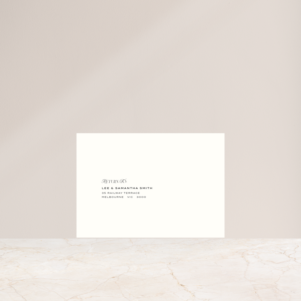 Manhattan - RSVP Envelope Printing + Envelopes