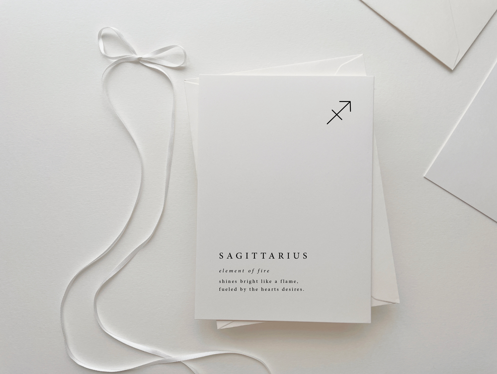 Star Sign Card - Sagittarius