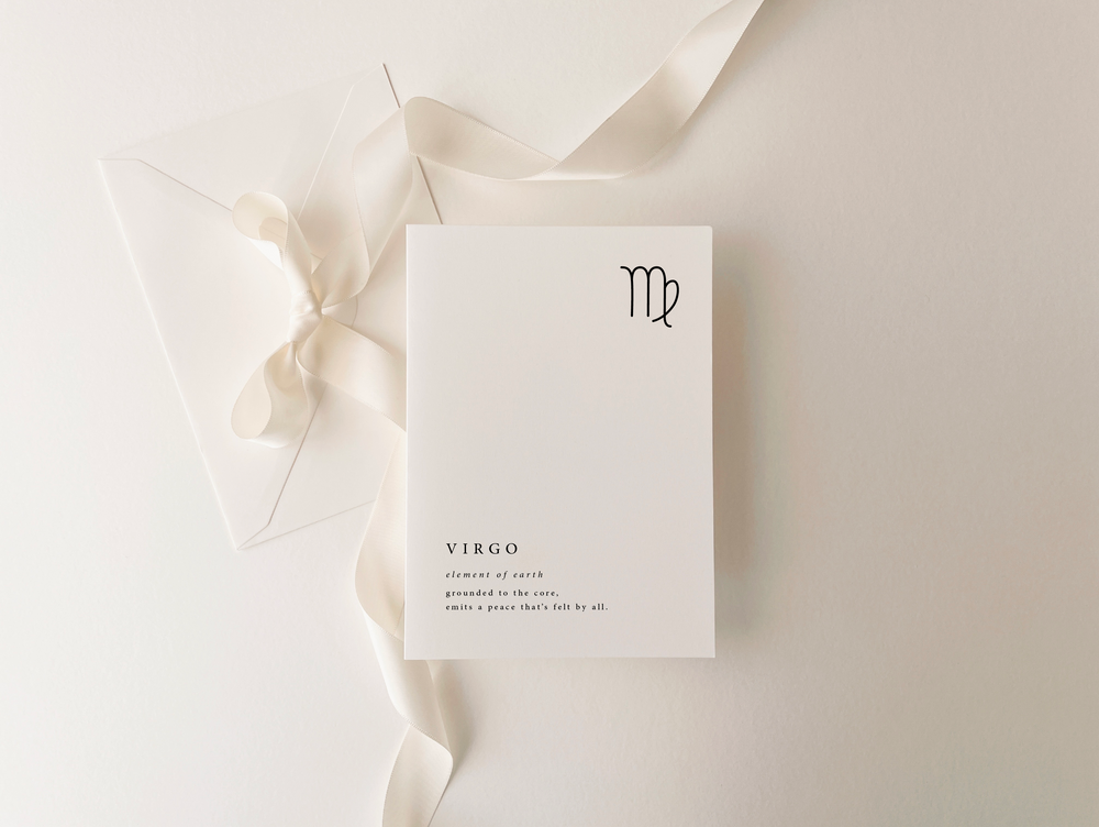Star Sign Card - Virgo