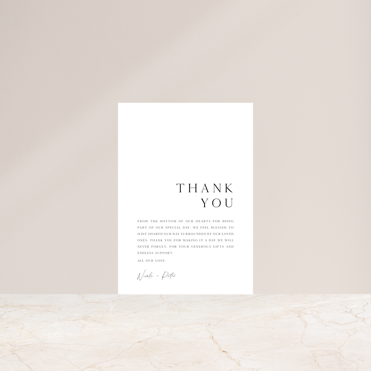 In The Mix - Thank You Card – Class Ink Designs