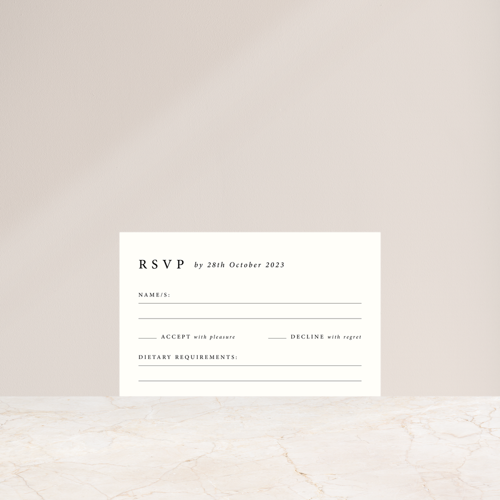 Atlanta- Rsvp Card