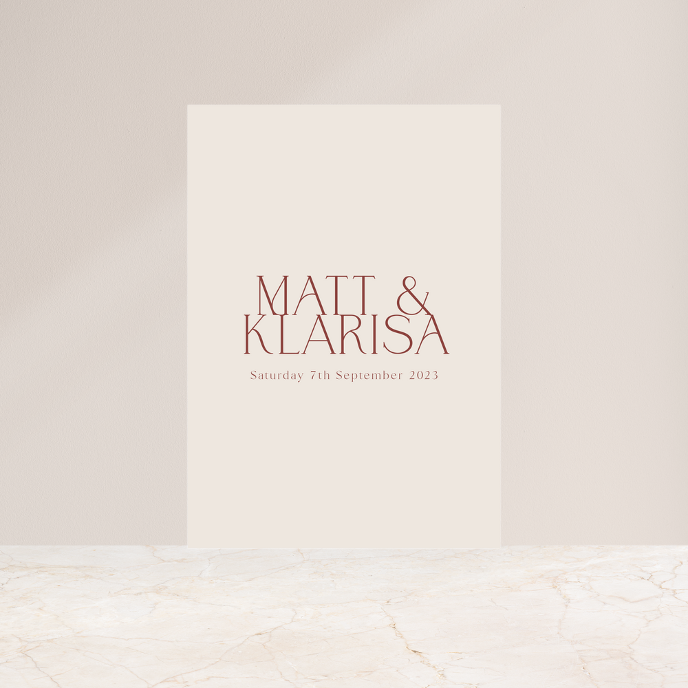 
                  
                    Just My Type - Welcome Sign
                  
                