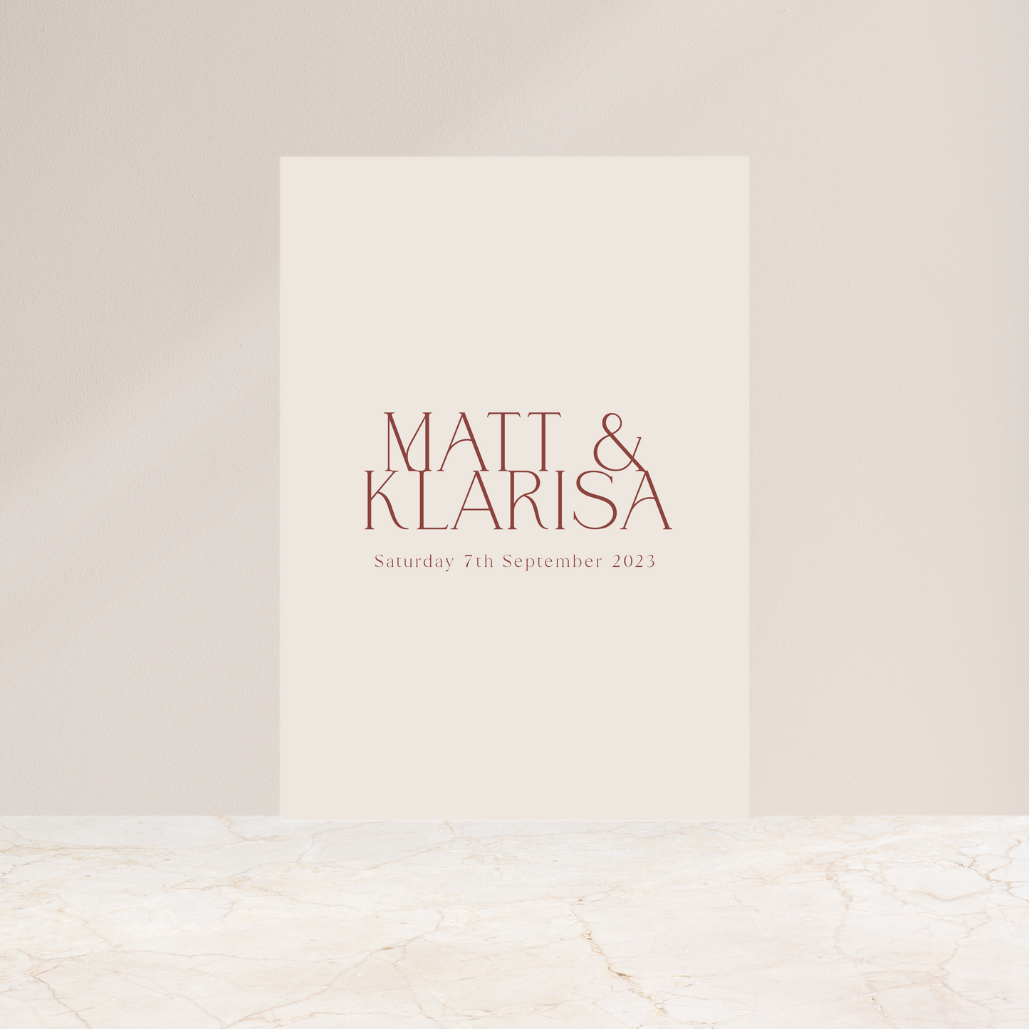 
                  
                    Just My Type - Welcome Sign
                  
                