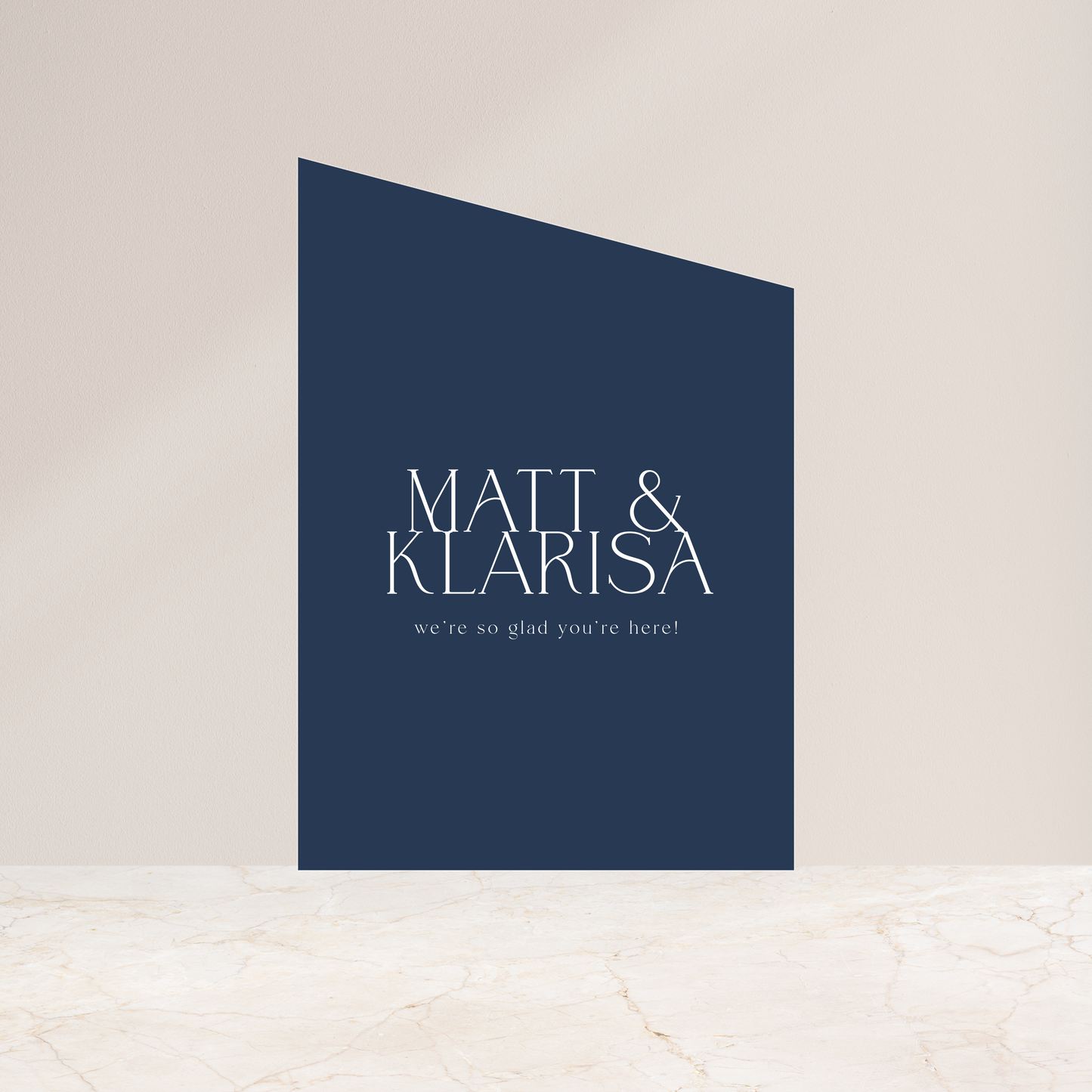 
                  
                    Just My Type - Welcome Sign
                  
                