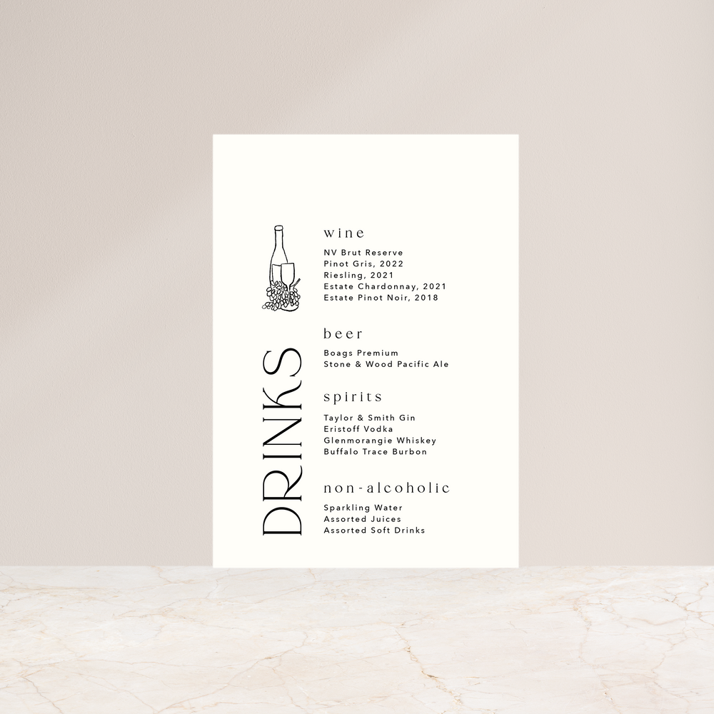 Just My Type - Bar Sign