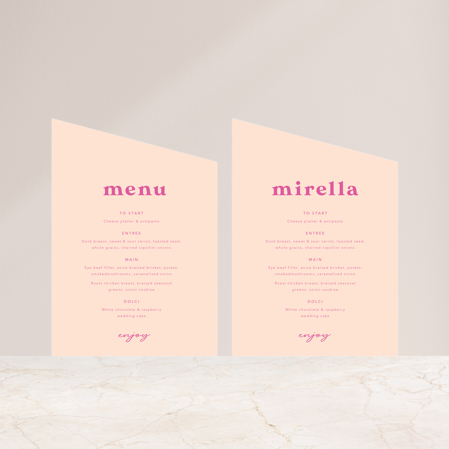 
                  
                    Retro Romance - Menu
                  
                