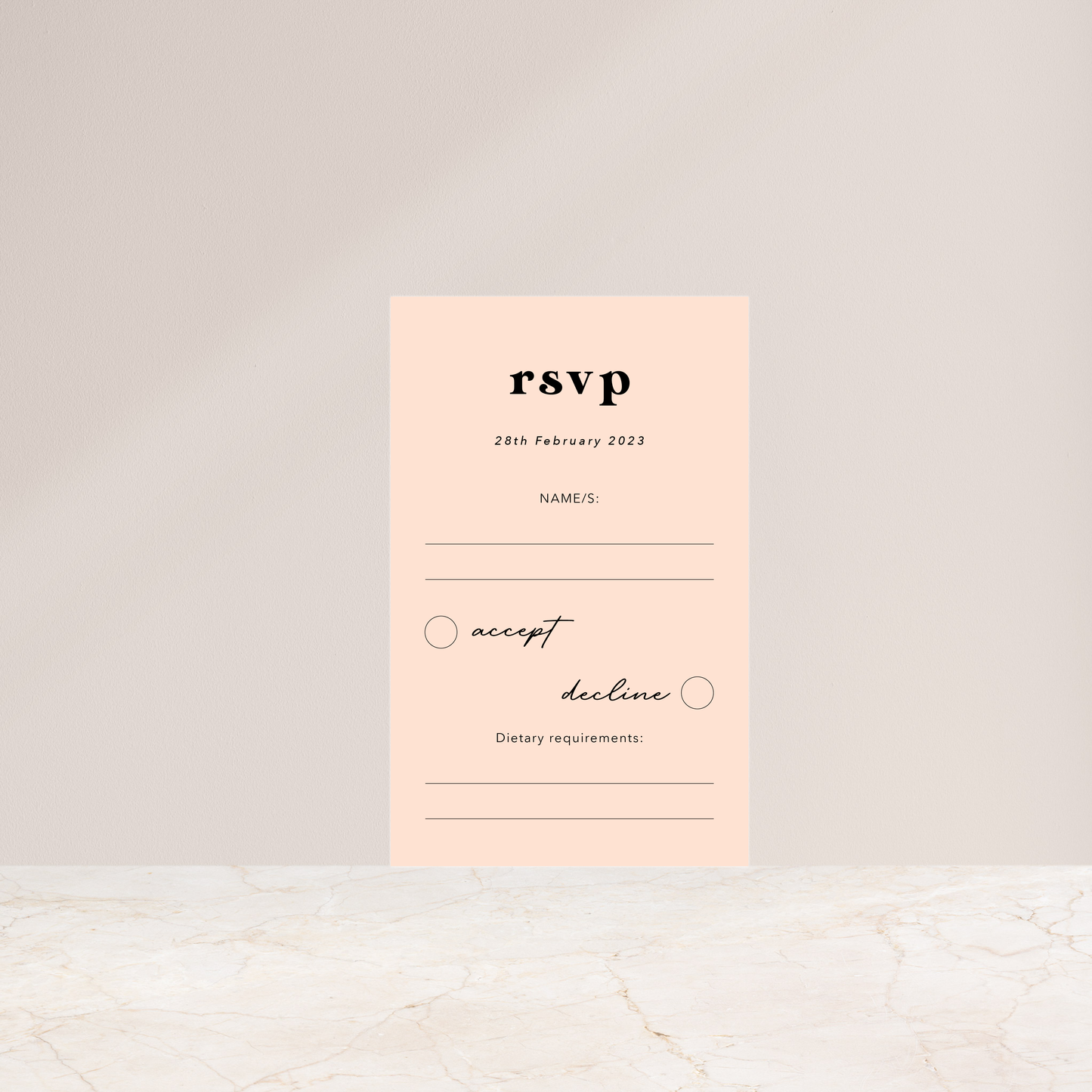 
                  
                    Retro Romance - Rsvp Card
                  
                